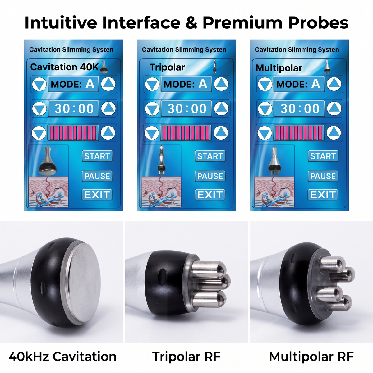 Litevisage tabletop cavitation and RF product image; placeholder rather than a mechanism illustration.